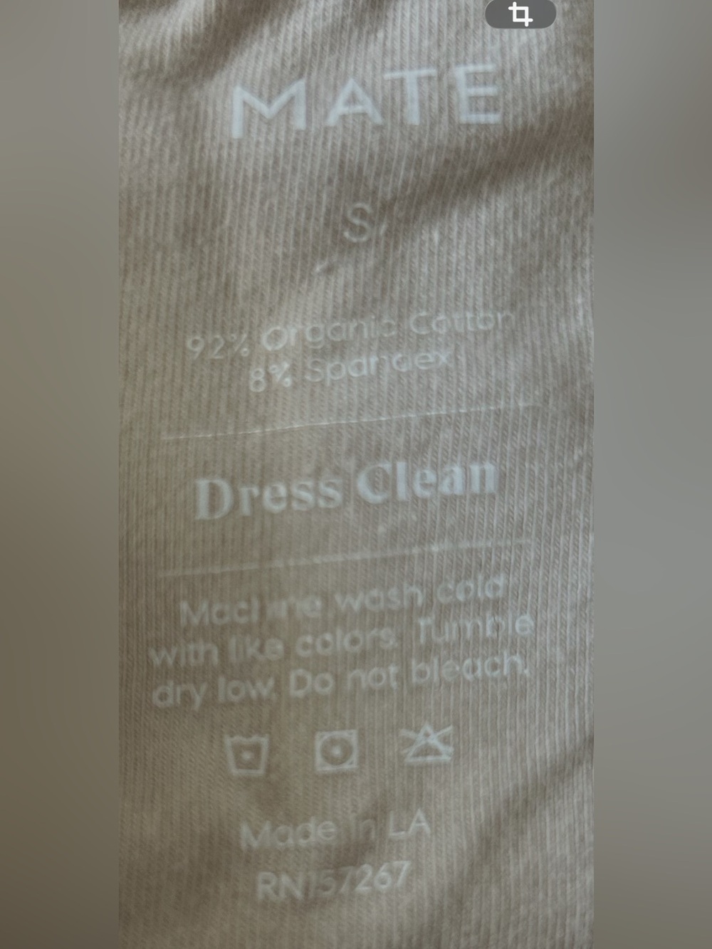 MATE Off-White Women's Leggings - Picture 6 of 6